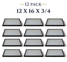 12 Pack of 12 x 16 x 3/4 Riker Display Cases Boxes for Collectibles Arrowhead picture