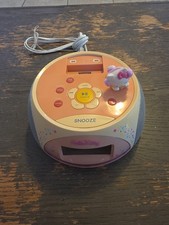Vintage Hello Kitty iPod Docking Station Alarm Clock Radio picture