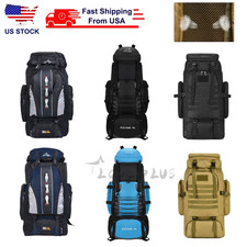 80L-100L Outdoor Hiking Military Tactical Backpack Rucksack Camping Trekking Bag picture