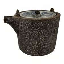 Antique 1600s Edo Period Japanese Cast Iron Dragon Tea Kettle Ming Dynasty Lid picture