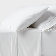 Full 800 Thread Count 4pc Hotel Collection Sheet Set White with Double picture