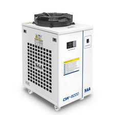 S&A Genuine CW-6000BN 220V Water Chiller For 30W-300W Fiber Laser Cooling US picture