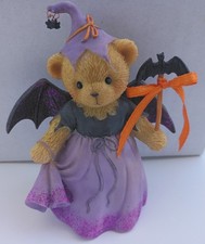 RARE Cherished Teddies ORALEE - YOU DRIVE ME BATTY Halloween Witch Figurine HELP picture