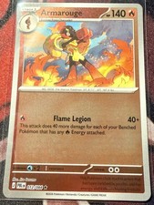 Pokémon TCG Armarouge Reverse Holo Rare Card #012/084 ME05: Pitch Black picture