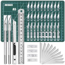 Exacto Knife Precision Carving Craft Hobby Knife Kit with 40 PCS Exacto Blades picture