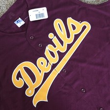 NWT Russell Arizona State Sun Devils ASU Sleeveless Baseball Jersey Men's XL New picture