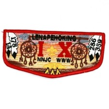 2004 NOAC S10 Lenapehoking Lodge IX Flap Northern New Jersey Council Patch BSA picture