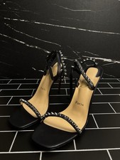 Christian Louboutin So Me 100mm High Heels Women Size EU 39/US 9 Black picture