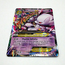 Pokemon TCG M Mewtwo EX 64/162 Breakthrough Mega EX Holo English 2015 210 HP picture
