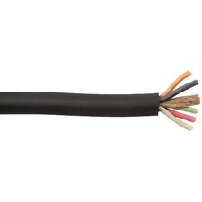 Carol 09605 Portable Cord, Soow, 16 Awg, 5 C, Black, Thermoset, Stranded, 600 picture
