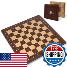 Woodronic Wooden Chess Board 21 Inch - Professional Tournament Only, Premium picture