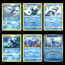 6x Golduck Lot 35 Black White Boundaries Crossed Pokemon Cards Collection Set picture