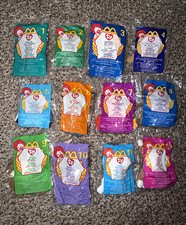 Ty Beanie Babies McDonald's Happy Meal Plush Toys Lot 1999 Sealed in Bags picture