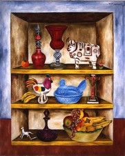Cupboard by Maria Izquierdo 1940 wall art vintage painting home decor picture