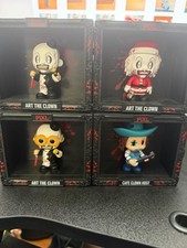 Thrilljoy PiXL Terrifier  Art the Clown Figure Collectible 2025 lot of 4 picture
