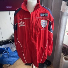 Vintage Genuine Umbro England 1998 GreenFlag Jacket size Medium  picture