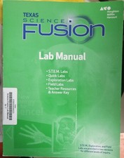 SCIENCE FUSION: LAB MANUAL GRADES 7 ,BRAND NEW picture