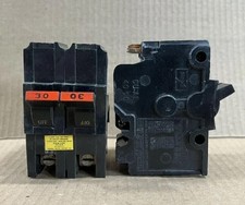 LOT OF 2 FPE Federal Pacific NA NA230 2 Pole 30 Amp 240V Circuit Breaker picture