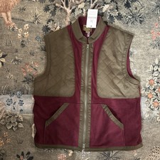 $199 Kevin's Fine Outdoor Gear Classic Fleece Shooting Vest Wine Large picture