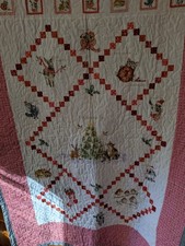 USA Handmade Lap/Throw Size Quilt- Patchwork -  42