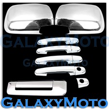 05-11 TOYOTA TACOMA Chrome plated Mirror+4 Door Handle w/KEYHOLE+Tailgate Cover picture