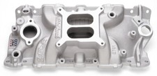 Edelbrock 2701 Performer EPS Intake Manifold for 1955-86 262-400 SBC Chevrolet picture