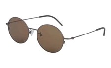 Men’s Titanium Screwless Sunglasses-UV Protection & Style, Brown NEW picture