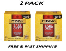 (2 Pack) Twinings Earl Grey Black Tea Bags with Citrus & Bergamot, 50 Count. picture
