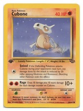 Cubone 50/64 Common Jungle Pokemon 1st Edition 1999 picture