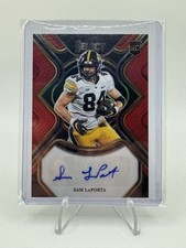 2023 Panini Select Draft Picks - Rookie Signatures Sam LaPorta #RS-SLA Red Prizm picture