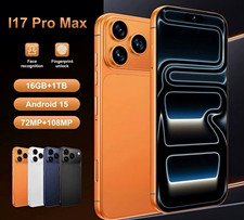 I17 Pro Max Android 15 Touchscreen 16GB RAM 1TB Orange 72MP+108MP picture