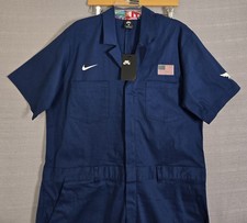 Nike SB x Parra USA Federation Kit Skate Coveralls Large Mens Blue Tokyo 2020 picture