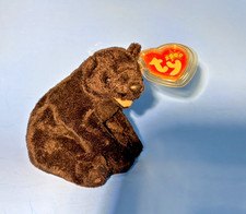 Ty Beanie Baby Cinders the Bear 2000 w/Tags picture