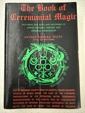 Arthur E Waite Book of Ceremonial Magic 1969 Bell 1st Printing First Thus Occult picture