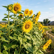 100 Giant Mammoth Russian Sunflower Seeds for Planting - Massive Heirloom picture