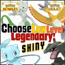 Choose Low Level Legendary Mythical Pokemon Shiny Legendaries Scarlet Violet SV picture