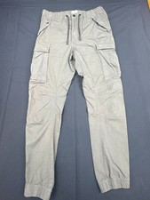 H&M Cargo Joggers Size S Green Cotton Drawstring Pants picture
