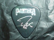 PanterA Logo & Signature Rex Brown Down 1996 Trendkill Concert Tour GUITAR PICK picture