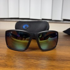 COSTA DEL MAR 6S9007 07 Reefton Blackout Green Mirror 64 mm Men's Sunglasses picture