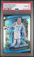 2025 Panini Prizm Wnba #5 Paige Bueckers Silver Prizm PSA 10 picture