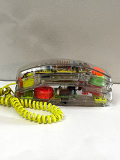 Vintage Conair clear transparent neon telephone 90’s retro model SW205 untested picture