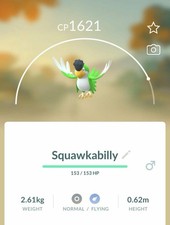 Pokemon Trade Go - 10x squawkabilly green (Eastern) regional exclusive picture