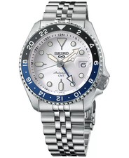 Seiko 5 Sports SSK033 GMT Automatic Men's White Dial Stainless Steel Watch picture