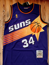 Phoenix Suns Jersey Charles Barkley #34  Throwback Jersey Men's Purple picture