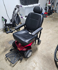 Jazzy Elite ES 4-Wheel Electric Powerchair Red/Black 4 mph Adult/Senior picture