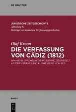 Olaf Kroon Die Verfassung von Cádiz (1812) (Hardback) picture