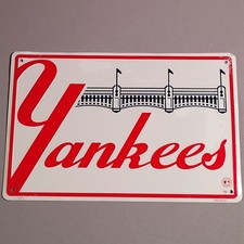 NY Yankees Metal Sign - Coopersburg Collection Baseball Genuine Merchandise picture