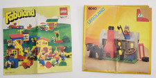 Vintage 1980's Fabuland Legoland Illustrated Story Booklet & Instruction Booklet picture