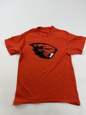 Oregon State Beavers Shirt Mens Medium Orange NCAA Football Graphic Tee Top picture