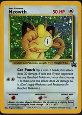 Meowth 10 WoTC Promo Holofoil Pokemon TCG picture